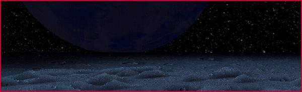 Lunar base building site.