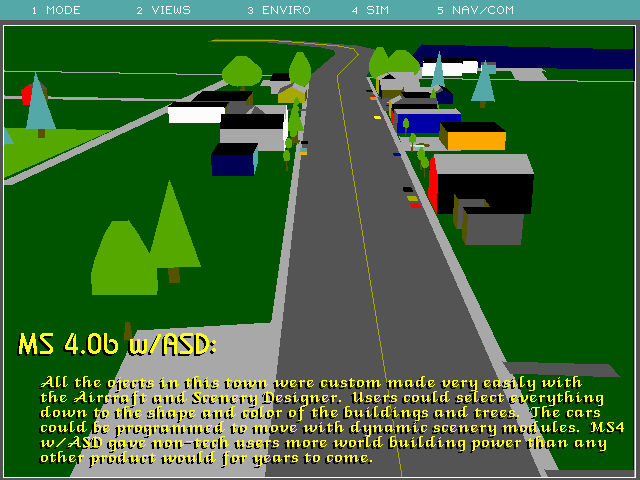 Microsoft's Flight Simulator 4.0